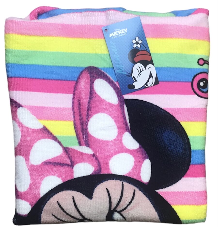 Minnie Mouse, Sumérgete en la Diversión del Baño con Nuestro Poncho Toalla. Suavidad, Estilo y Aventura en Cada Secado. - Imagen 3