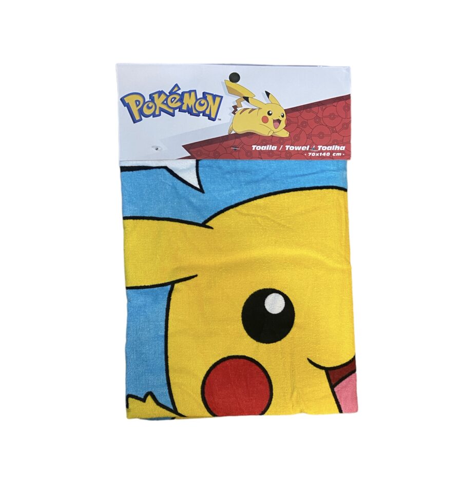 Pokémon Toalla playa de algodón Pikachu 70*140 cm. - Imagen 2