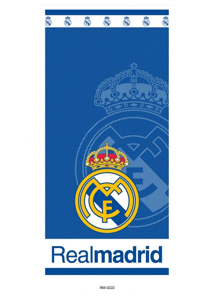 Toalla de microfibra Real Madrid azul