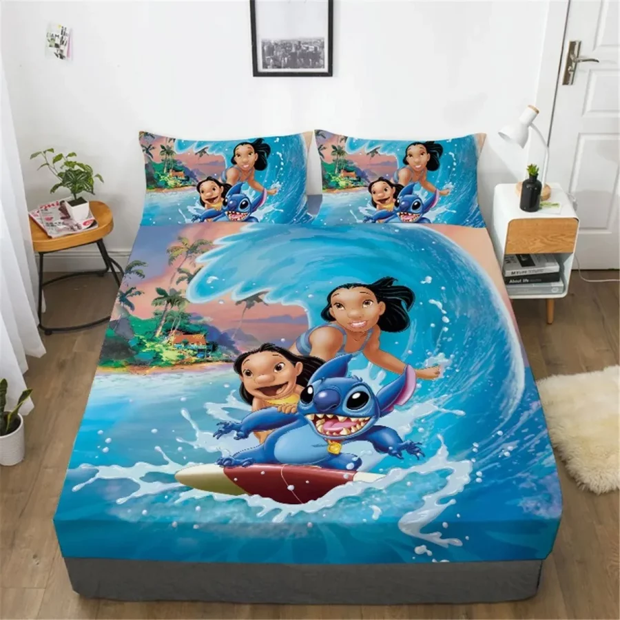 Sábana bajera Btitch, sábanas bonitas de dibujos animados de Anime, funda antipolvo para colchón 90, cama para niñas y niños, regalo de cumpleaños - AliExpress 15 - Imagen 3